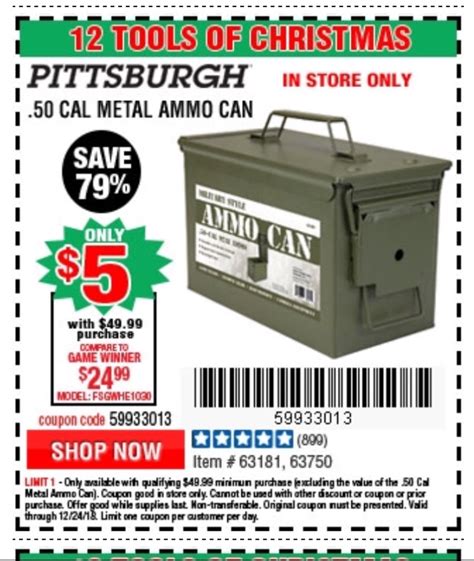 harbor freight ammo storage cans